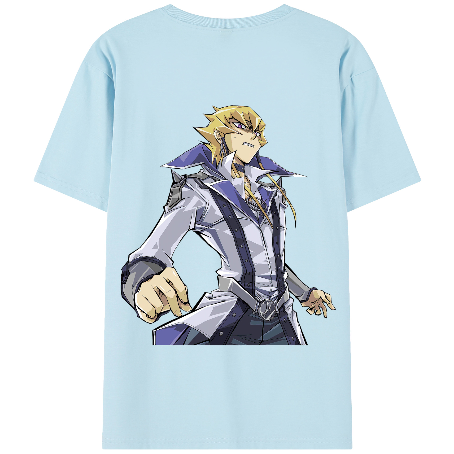 （画像用） 遊☆戯☆王 Yu-Gi-Oh! 綿100％半袖Tシャツ（背面プリント）